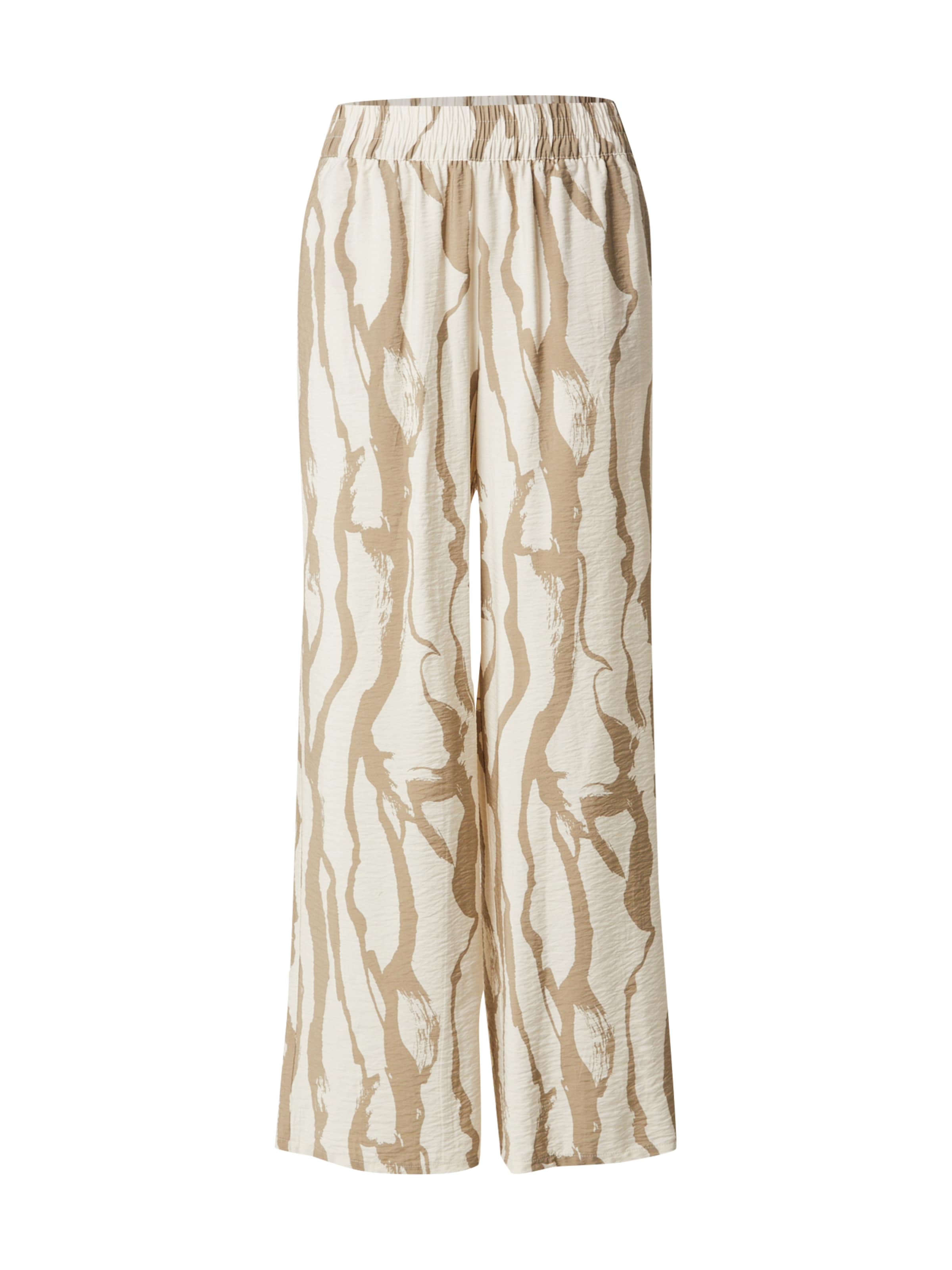 JDY Wide Leg Hose 'JDYCAMILLE' in Beige: Vorderseite