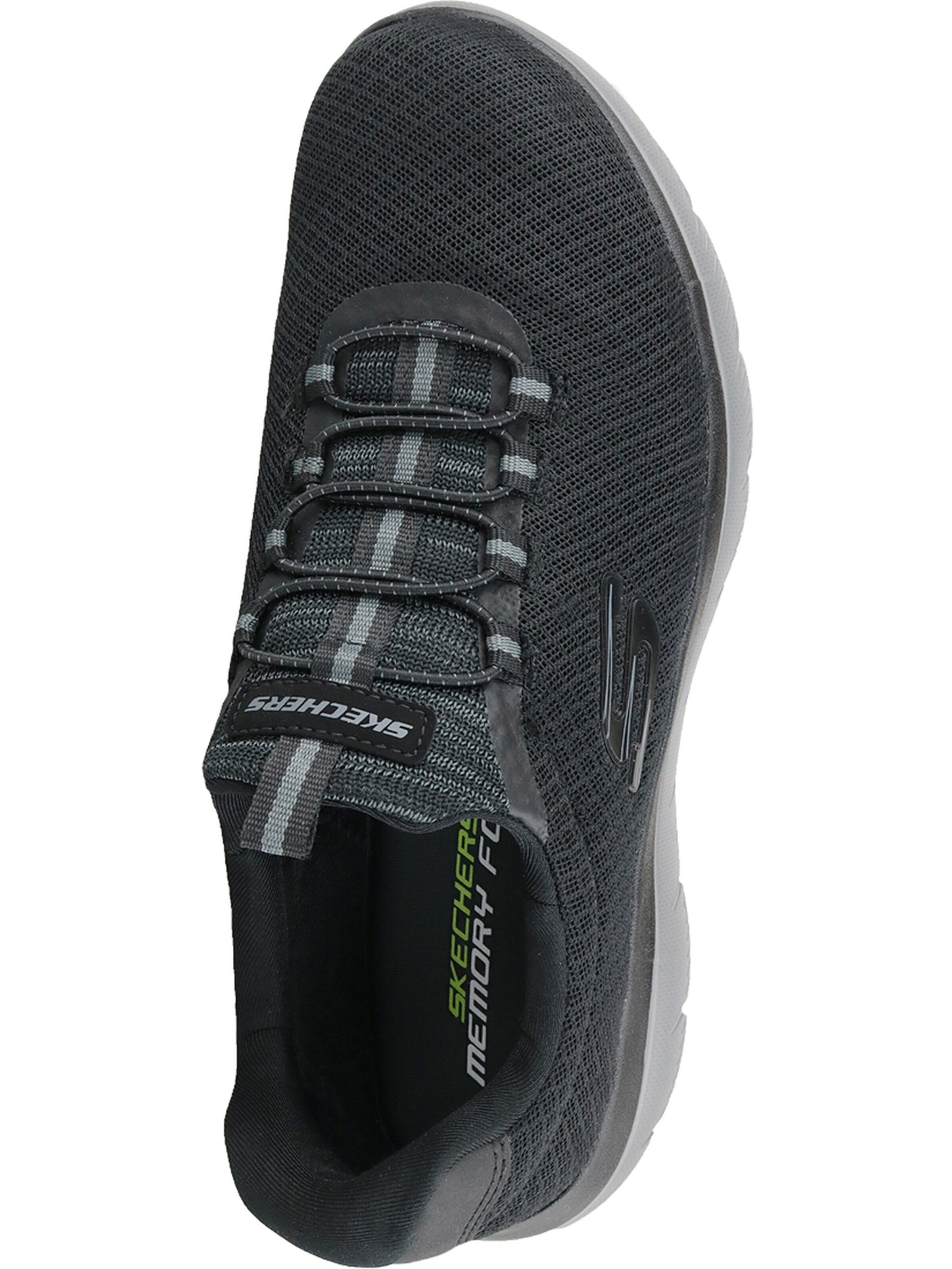 SKECHERS Sneakers laag 'Summits' in Zwart