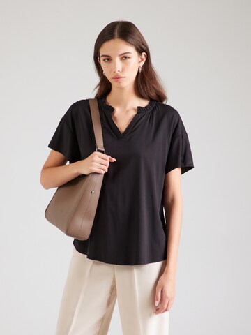 Camicia da donna 'JUSTINA' di Fransa in nero: frontale