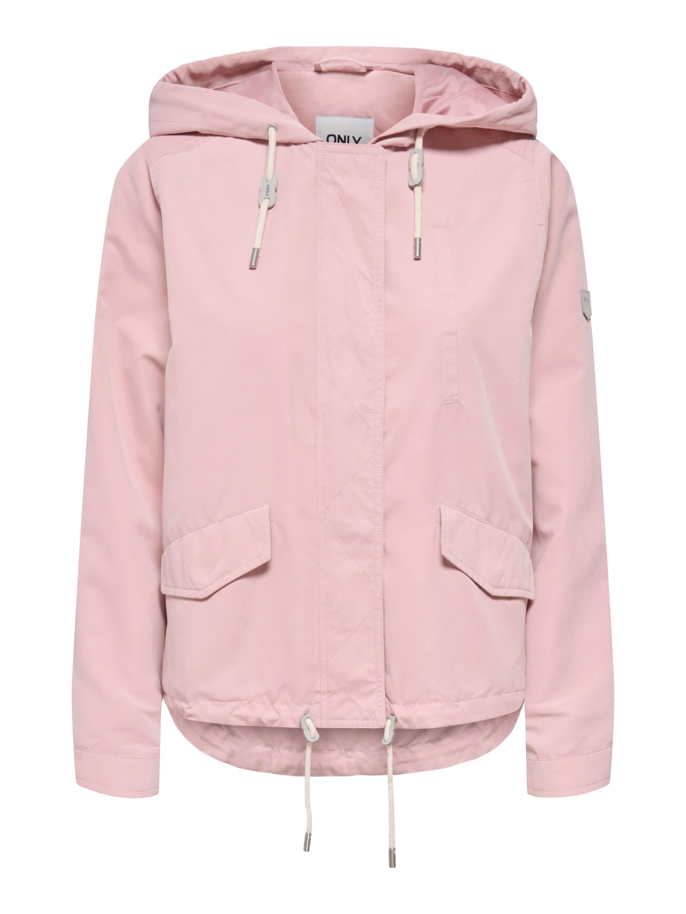 Veste mi-saison 'ONLSkylar' ONLY en rose : devant