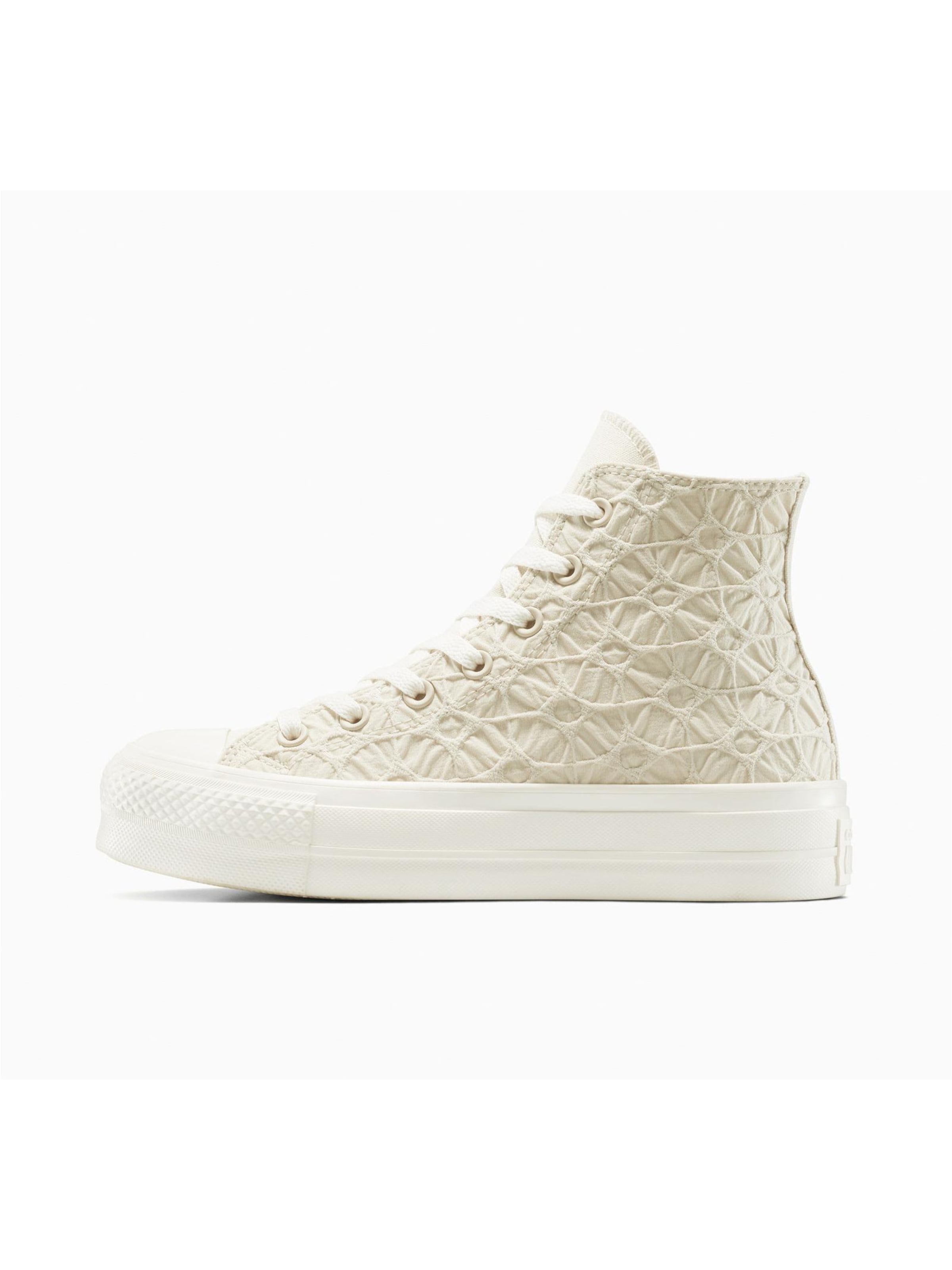 Sneaker bassa 'Converse Chuck Taylor All Star Lift Platform Textured Material' di CONVERSE in beige