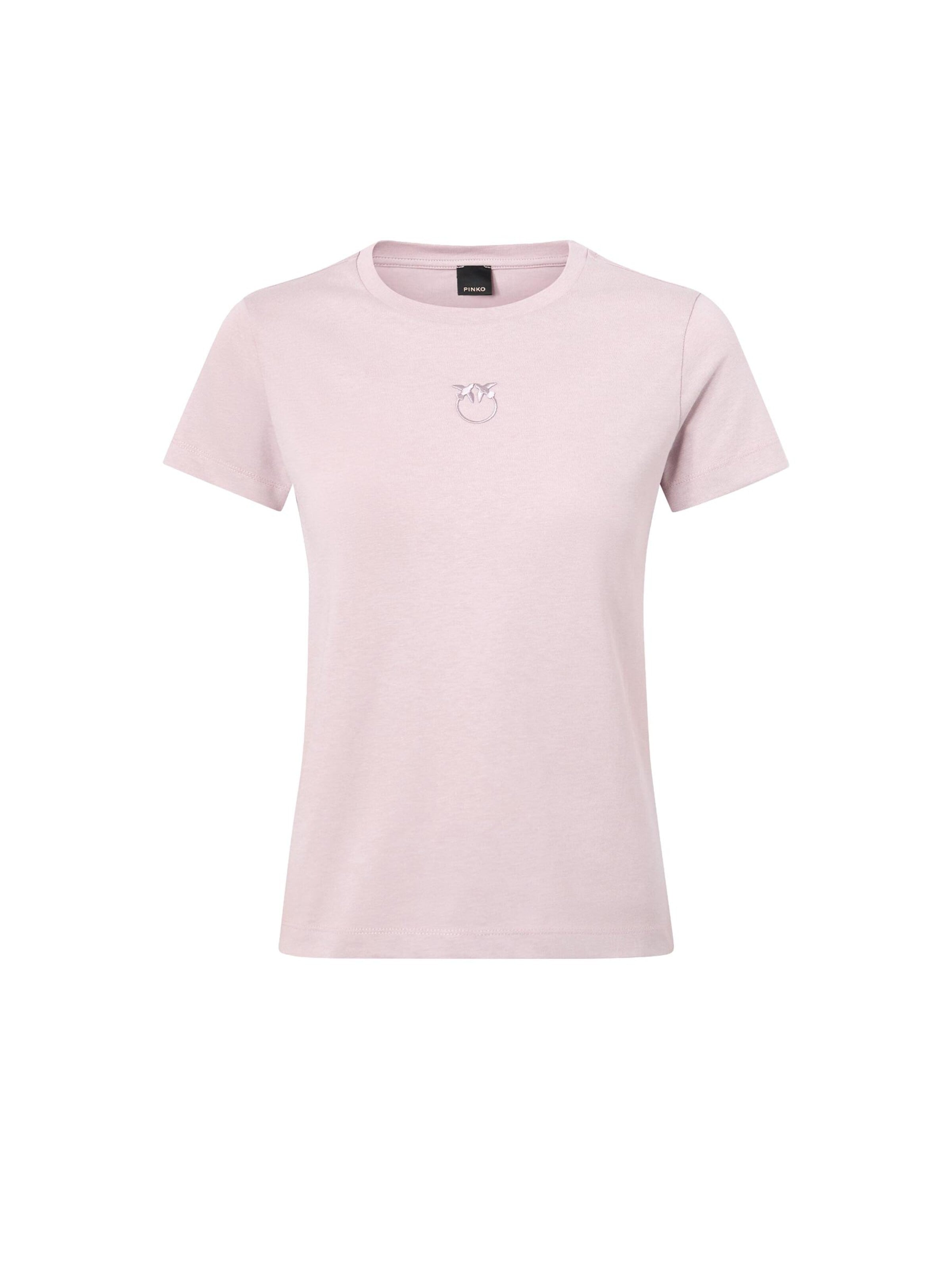 Maglietta 'PINKO BUSSOLOTTO T-SHIRT JERSEY T-SHIRT' di PINKO in rosa: frontale