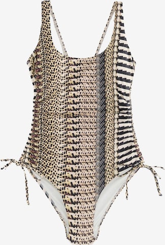 NextJednodijelni kupaći kostim - smeđa boja: prednji dio