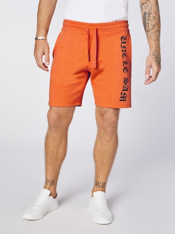 UNCLE SAM Regular Pants in Orange: front