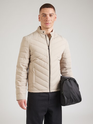 GUESS Демисезонная куртка в Зеленый: спереди