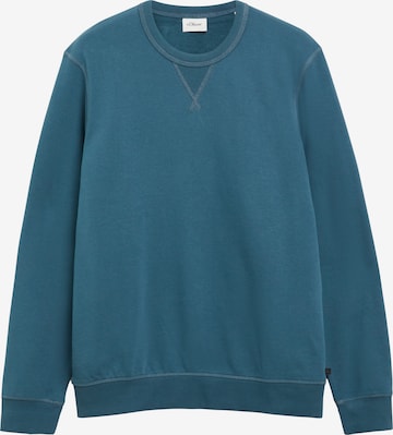 s.Oliver - Sweatshirt em azul: frente