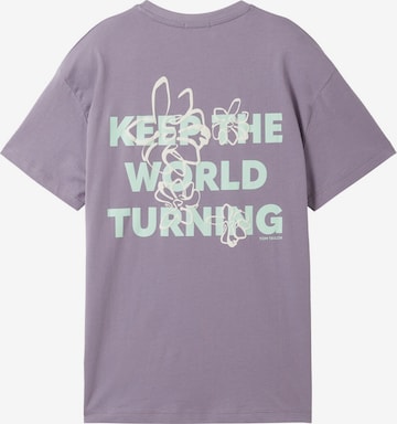 T-Shirt TOM TAILOR en violet