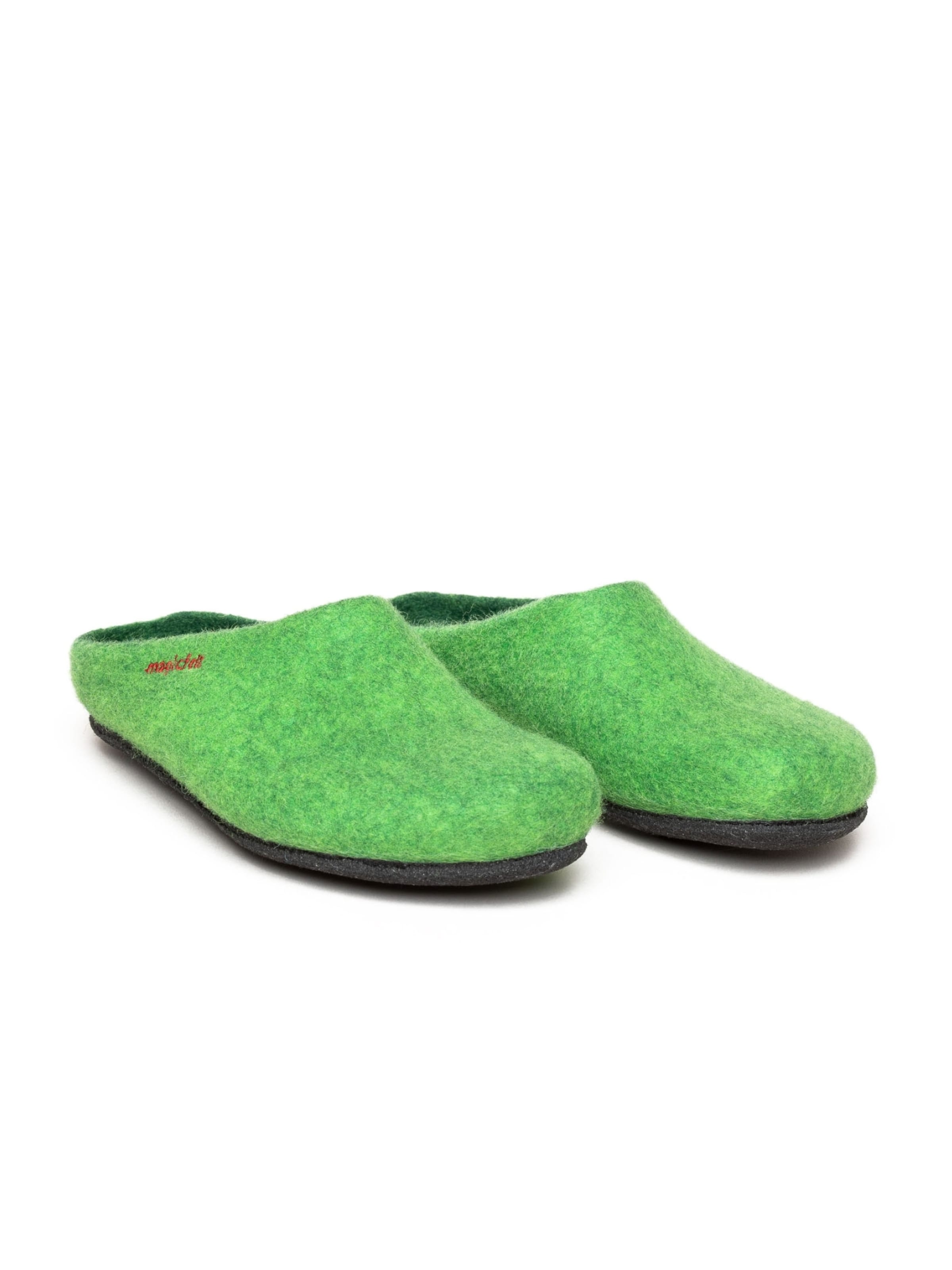 MagicFelt Slippers 'Filzpantoffel Magicfelt 709' in Green