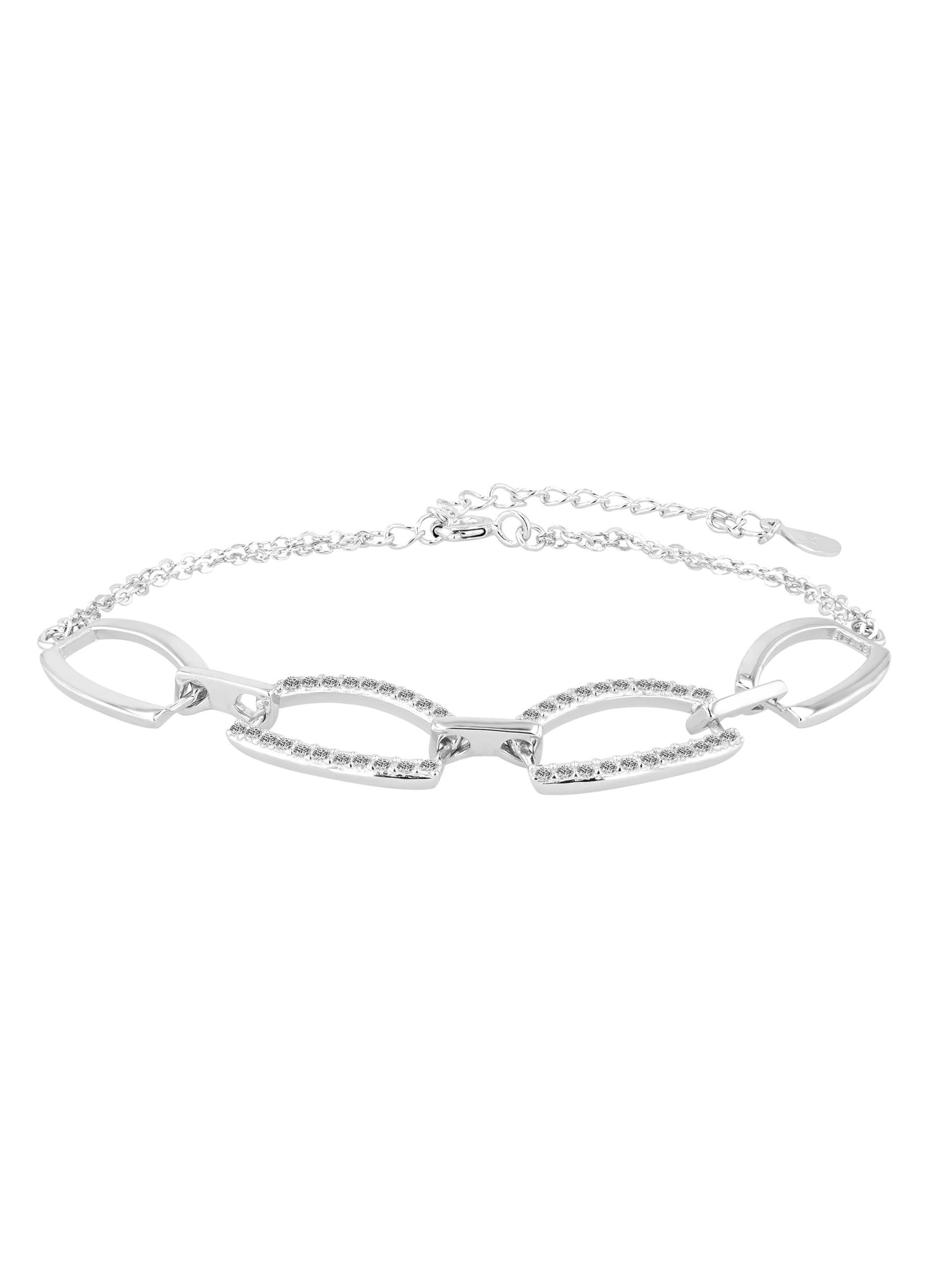 Akzent Bracelet in Silver: front