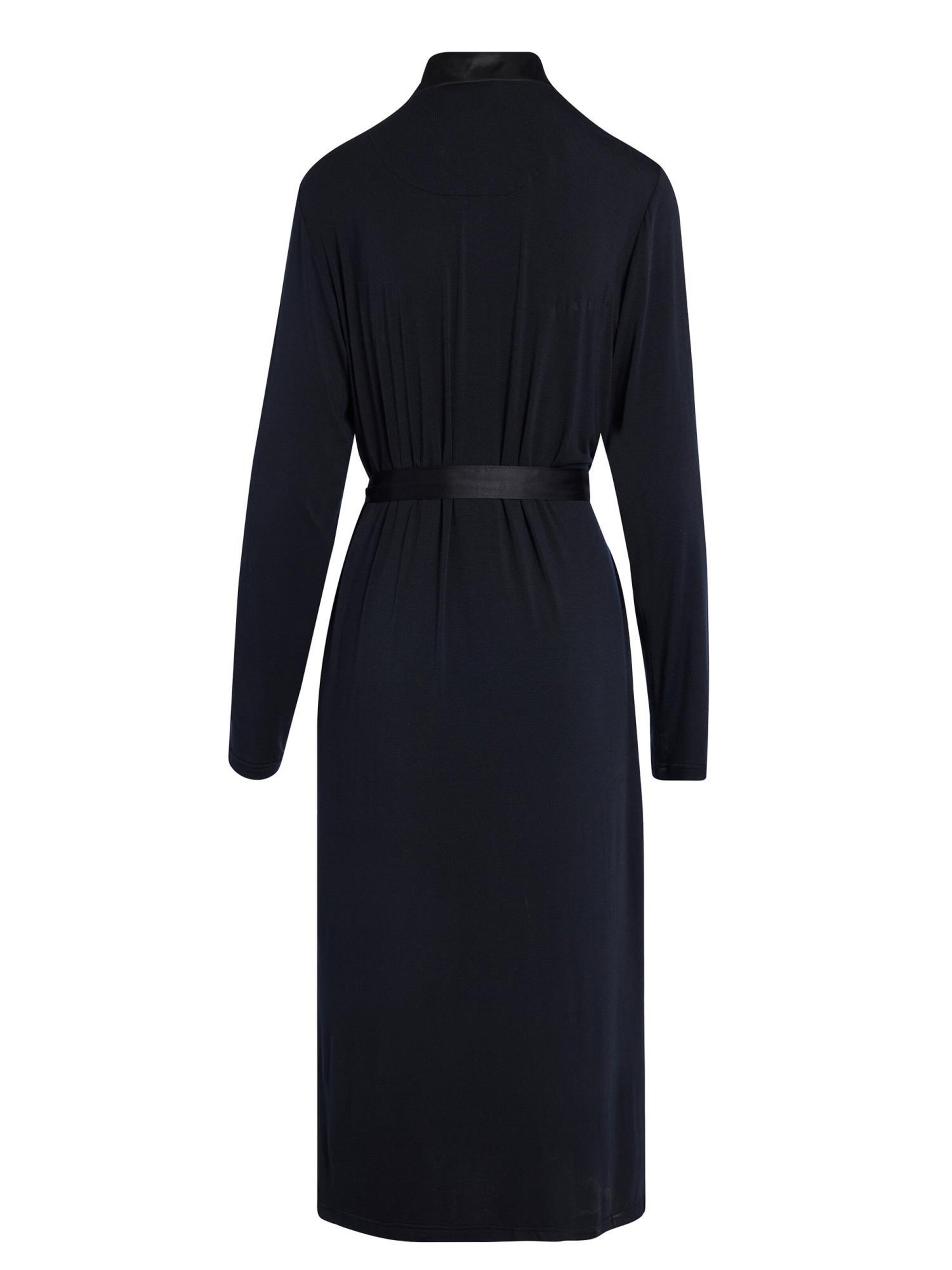 ESSENZA Bademantel lang 'Ambre Uni' in Grau