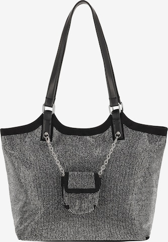 faina Shopper in Black: front