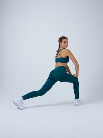 SPORTKIND - Skinny Leggings 'Leggings' en verde