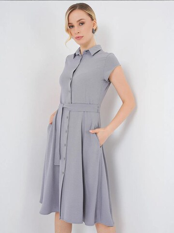 Bigdart - Vestidos camiseiros em cinzento