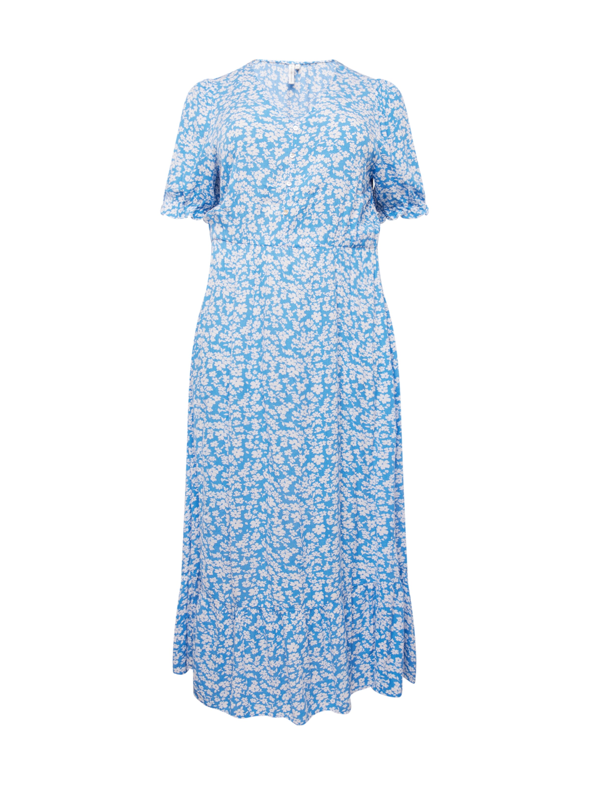 Robe 'CHIANTI' ONLY Carmakoma en bleu : devant