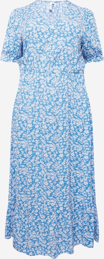 ONLY Carmakoma Kleid 'CHIANTI' in hellblau / weiß, Produktansicht