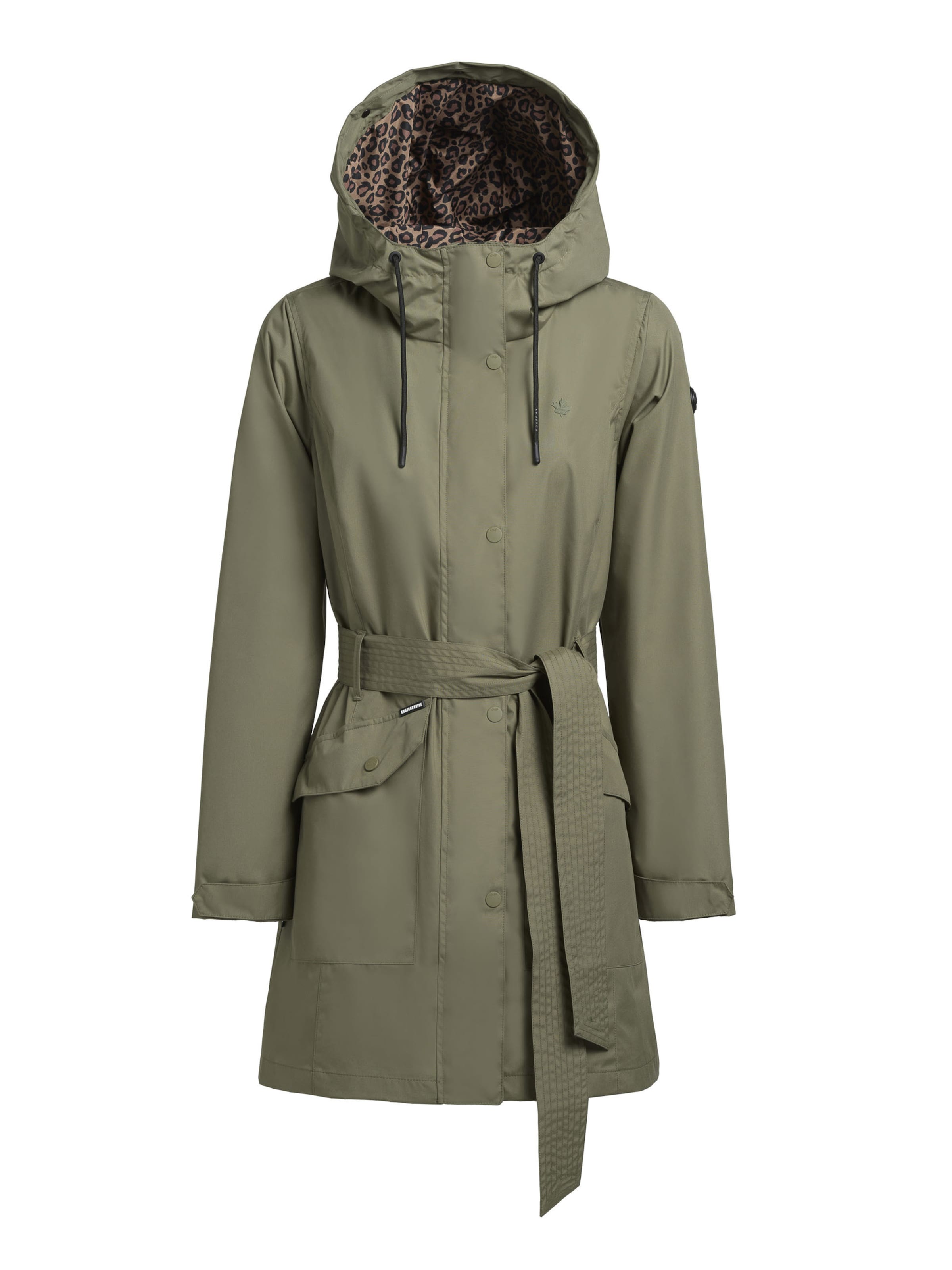 khujo Between-Season Jacket 'Mosti' in Green: front