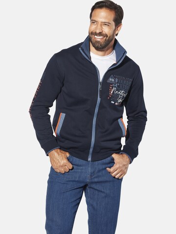 Jan Vanderstorm Sweat jacket 'Lindsen' in Blue: front