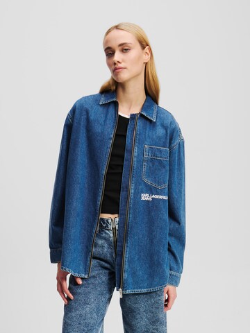Camicia da donna di KARL LAGERFELD JEANS in blu: frontale