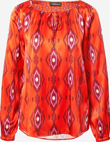 Grace Blouse in Red: front