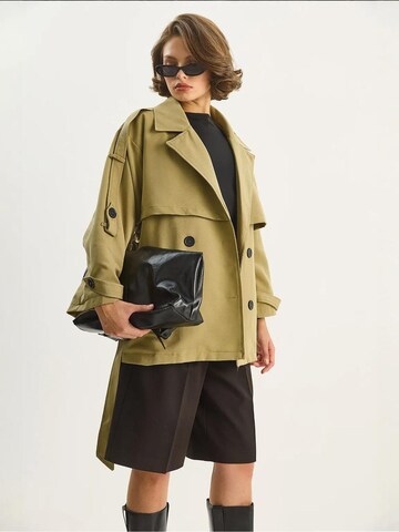 Manteau mi-saison Bianco Lucci en vert