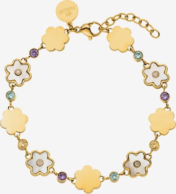 Braccialetto 'Flowering' di PURELEI in oro: frontale