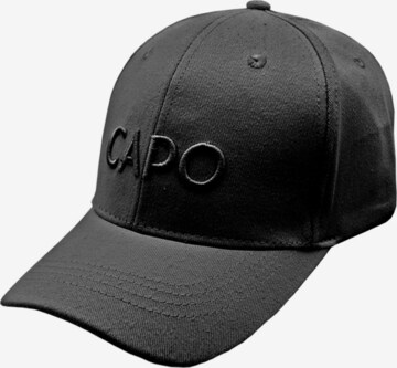 CAPO Cap in Black: front