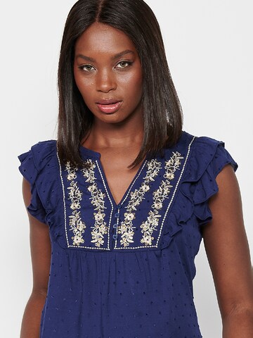 Camicia da donna di KOROSHI in blu