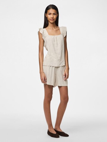 Loosefit Pantalon 'PCPia' PIECES en beige