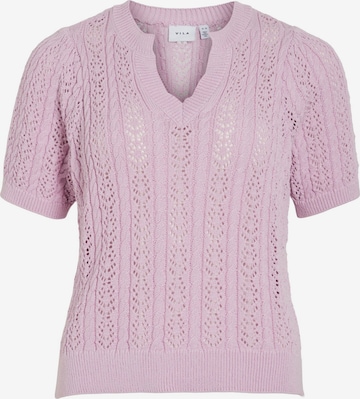 VILA - Top en rosa: frente