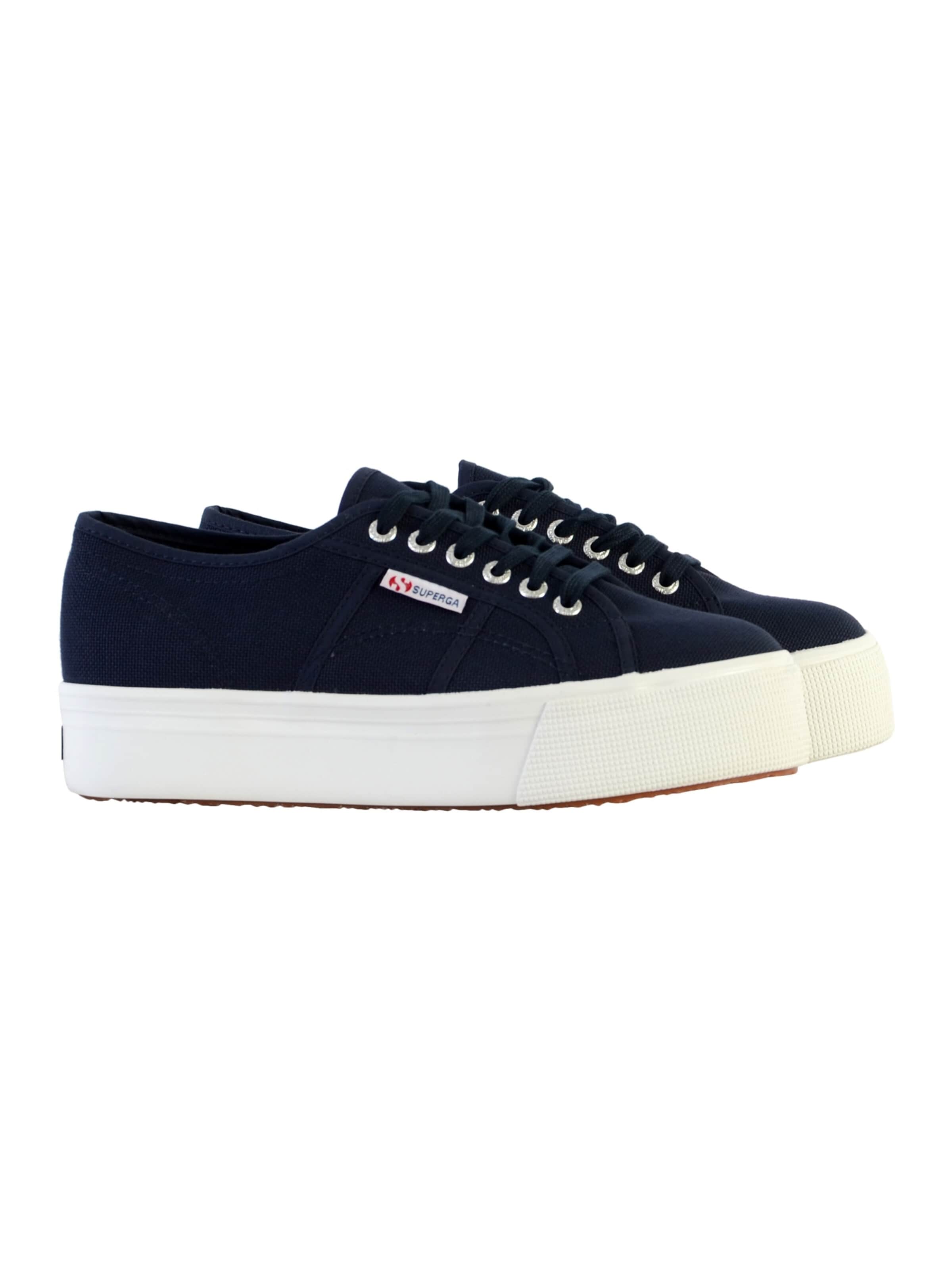 SUPERGA Buty sportowe sznurowane w kolorze niebieski
