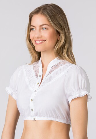 STOCKERPOINT Klederdracht blouse 'B-4020' in Wit