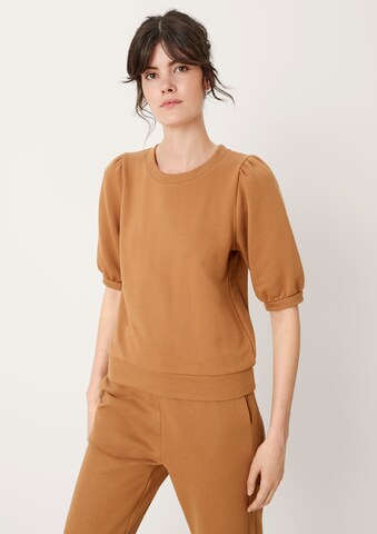 s.Oliver Sweatshirt in Brown: front