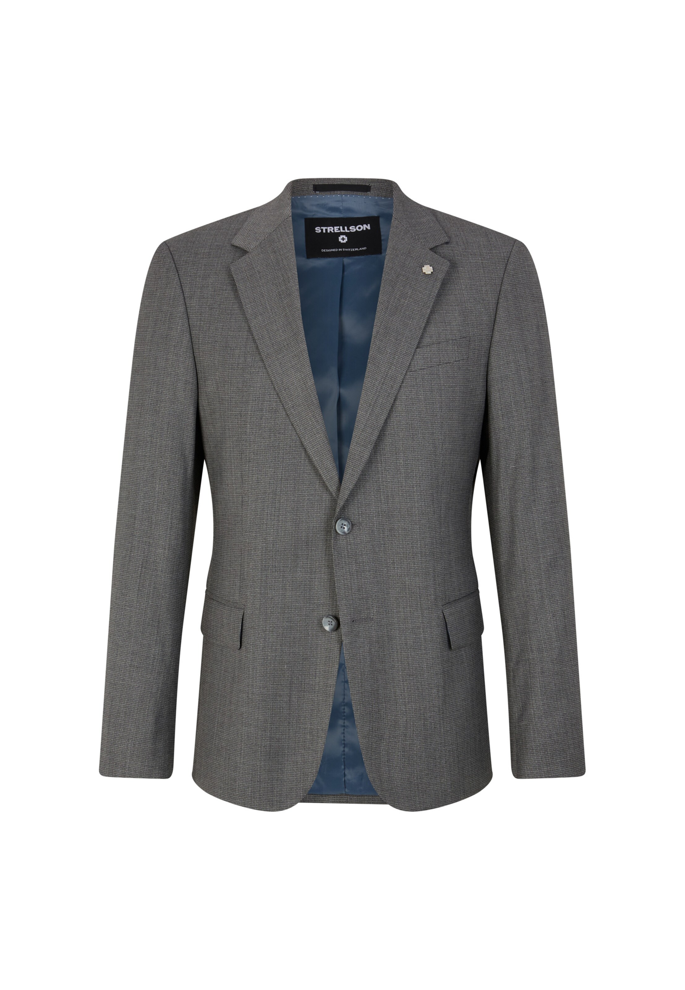 STRELLSON Regular fit Colbert 'Caidan' in Grijs: voorkant