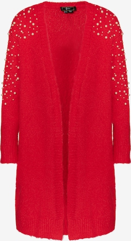 faina Knit cardigan in Red: front