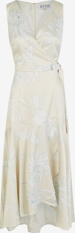 Robe de cocktail KLEO en beige : devant