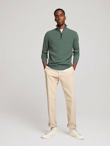 TOM TAILOR Sweater in Green