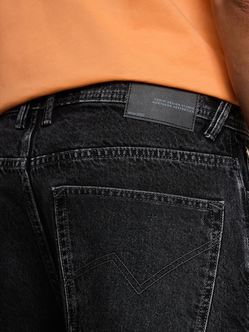 TOM TAILOR DENIM Loose fit Jeans 'Waylen' in Black