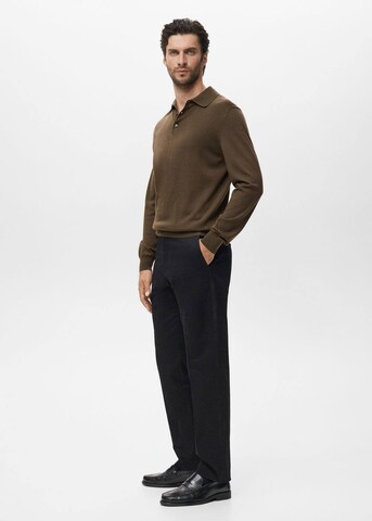 MANGO MAN Poloshirt 'Willys' in Braun