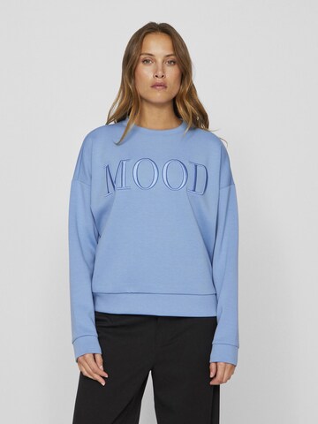 Sweat-shirt VILA en bleu : devant