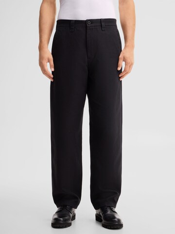 STRELLSON Loosefit Chino in Zwart: voorkant