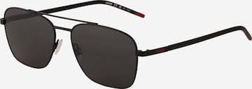 HUGO Red Sunglasses in Black: front