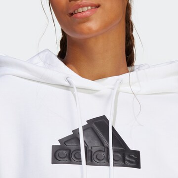 ADIDAS SPORTSWEAR Sports sweatshirt 'Future Icons Badge Of Sport' in White