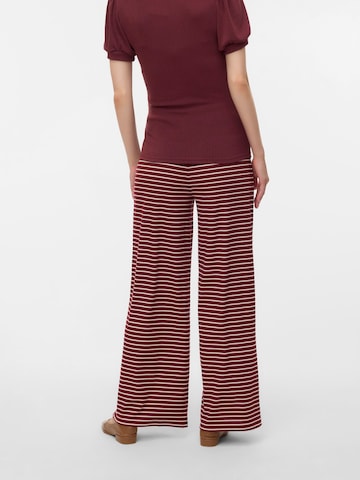 MAMALICIOUS Wide leg Trousers in Red