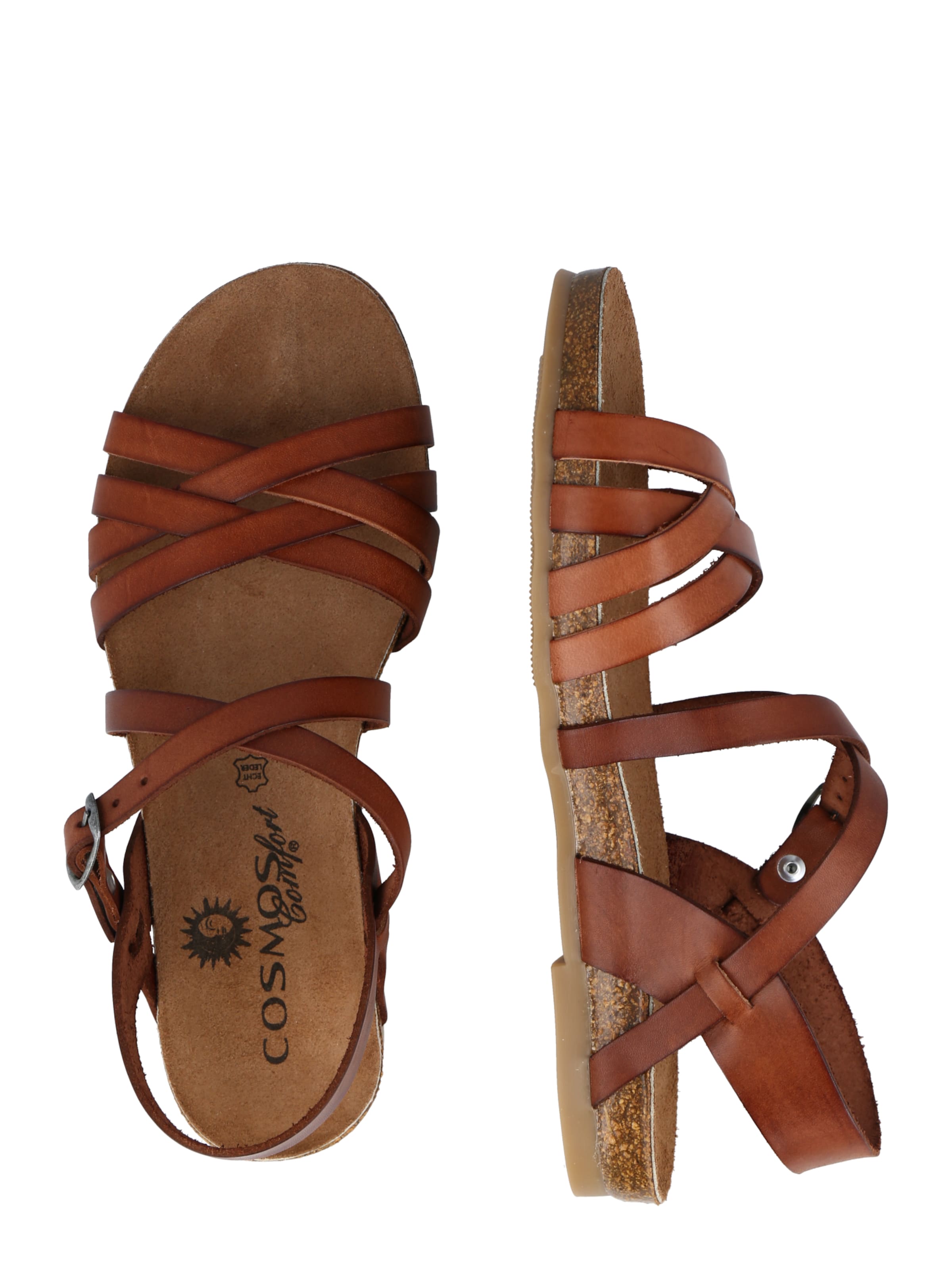 Sandalo con cinturino di COSMOS COMFORT in marrone