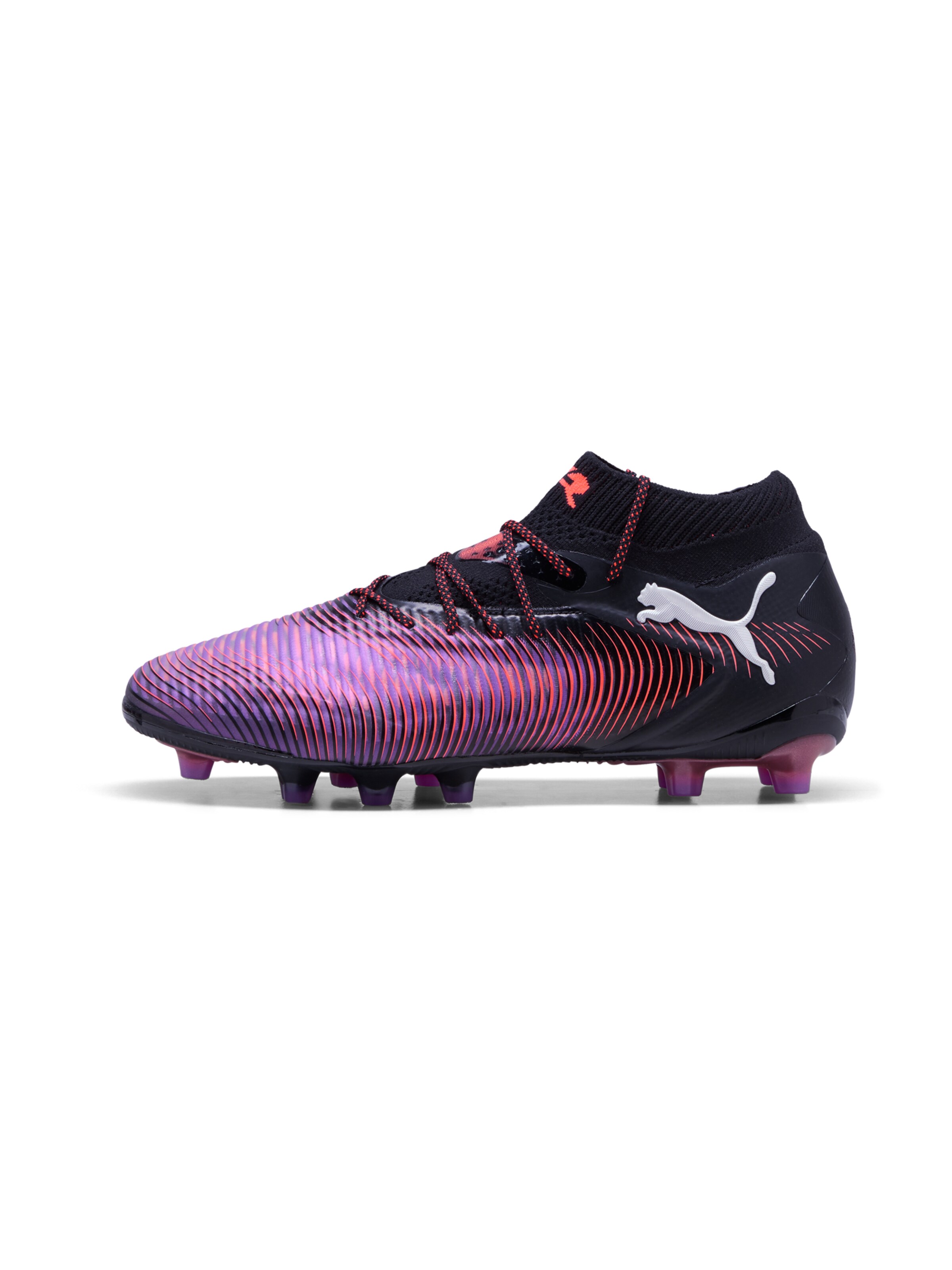 Chaussure de foot 'Future 8 Ultimate' PUMA en noir : devant