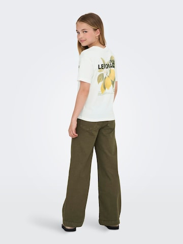 ONLY GIRLS T-Shirt 'KOGHelen' in Weiß: Vorderseite