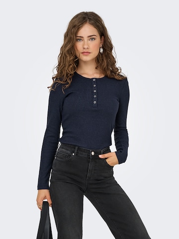 ONLY Shirt 'ONLLINEA' in Blau: Vorderseite