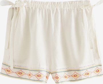 Next Loosefit Housut värissä valkoinen: etupuoli