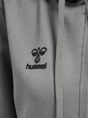 Hummel Athletic Zip-Up Hoodie in Grey