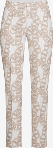 STEHMANN Slimfit Hose in Beige: Vorderseite